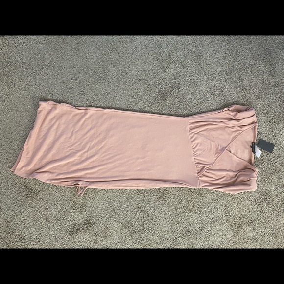 Gibsonlook sleeveless surplice ruched clinched dress - Picture 4 of 4